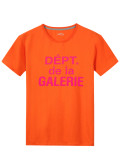 Plus Size Letter Print Loose T-shirt SXF-30410