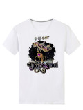 Plus Size Casual Print T Shirt SXF-30411
