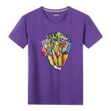 Plus Size Cartoon Character Printing T-shirt SXF-30412