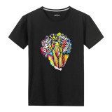 Plus Size Cartoon Character Printing T-shirt SXF-30412
