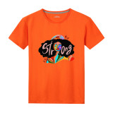 Plus Size Print Short Sleeve T Shirt SXF-30413