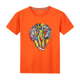 Plus Size Cartoon Character Printing T-shirt SXF-30412