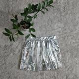 Solid Color Loose Shorts Skirt GYSF-7156