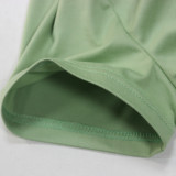 Fashion Short Sleeve T Shirt And Irregular Skirt Two Piece Set XHSY-19572