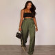 Casual Stripe Loose Pant HNIF-7065