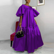 Plus Size Fashion Loose Dress GKEN-221152