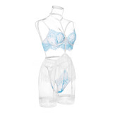 Lace Tassel Sexy Lingerie Set GAXL-2011