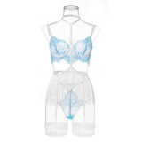 Lace Tassel Sexy Lingerie Set GAXL-2011
