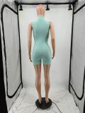 PINK Letter Print Sleeveless Romper YIM-345