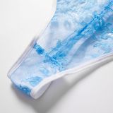 Lace Tassel Sexy Lingerie Set GAXL-2011