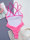 Sexy Print One-Piece Swimsuit CSYZ-D100R