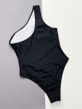Mesh Splice One Piece Swimsuit CSYZ-D99WY