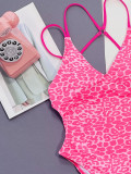 Sexy Print One-Piece Swimsuit CSYZ-D100R