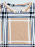 Short Sleeve Print Slit Tops And Shorts Two Piece Set XHSY-8058