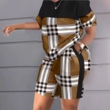 Shorts Sleeve Print Loose Two Piece Short Set LSD-LD83196