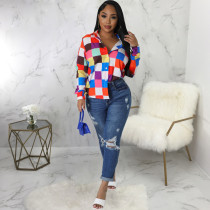 Multicolor Print Long Sleeve Shirt SMR-12051