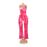Casual Print Sling Tassel Pants Two Piece Set AIL-247