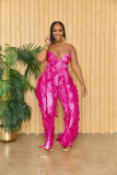 Casual Print Sling Tassel Pants Two Piece Set AIL-247