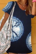 Plus Size Fashion Short Sleeve Print T Shirt MK-3176