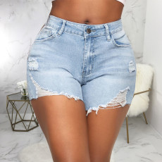 Fashion Slim Denim Shorts HSF-2698