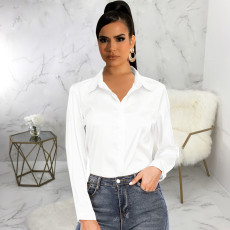Long Sleeve Solid Color Shirt SMR-12015