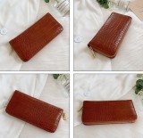 Crocodile Print Clutch Zipper Handbag HCFB-C1081158