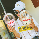 Chain Coke Straws Shoulder Crossbody Mini Small Bag HCFB-181203