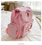 Embroidered Fruit Strawberry Lace Student Both Shoulder Bag HCFB-328599