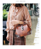 Retro Lock Rivet Shoulder Crossbody Bag HCFB-392014
