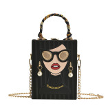 Graffiti Retro Chain Cell Phone Bag HCFB-303154