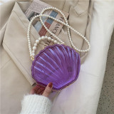 Clip-on Pearl Chain Tote Shoulder Bag HCFB-402935