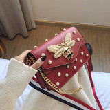 Bee Fashion Shoulder Crossbody Small Square Bag HCFB-AL-650157656563