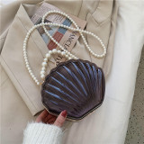 Clip-on Pearl Chain Tote Shoulder Bag HCFB-402935