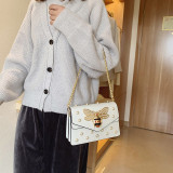 Bee Fashion Shoulder Crossbody Small Square Bag HCFB-AL-650157656563