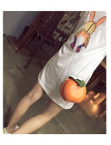 Cute Orange Chain Crossbody Small Round Bag HCFB-9