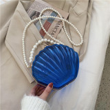 Clip-on Pearl Chain Tote Shoulder Bag HCFB-402935