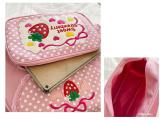 Embroidered Fruit Strawberry Lace Student Both Shoulder Bag HCFB-328599