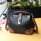 Retro Lock Rivet Shoulder Crossbody Bag HCFB-392014