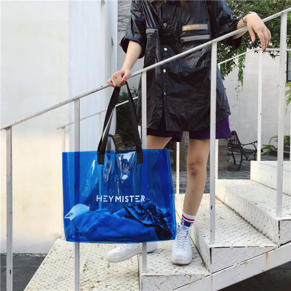 Transparent Jelly Large Shoulder Bag HCFB-206004