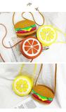 Cute Orange Burger Shoulder Crossbody Cartoon Bag HCFB-AL590645184037