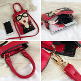 Cartoon Beauty Shoulder Handheld Diagonal Bag HCFB-008