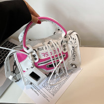 Graffiti Tote Crossbody Small Square Bag HCFB-62356
