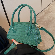 Crocodile Print Tote Crossbody Small Square Bag HCFB-268169