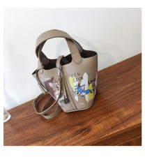 Graffiti Bucket Tote Bag HCFB-361190