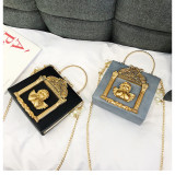 Angel Embossed Tote Chain Shoulder Bag HCFB-601008A