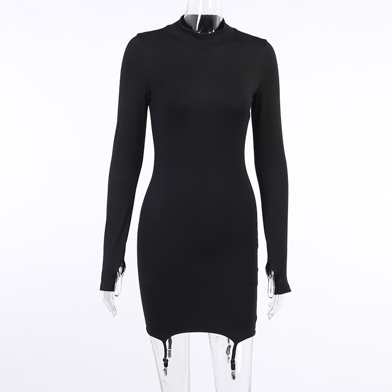 long sleeve dress with stockings 6 Ways to Wear Black Tights With All Your Dresses