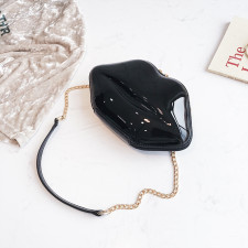 Patent Leather Lip Crossbody Banquet Bag HCFB-SH303338