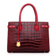 Crocodile Print Shoulder Handbag HCFB-58H228-1