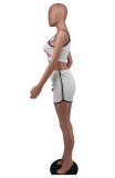 Letter Print Sling Vest And Shorts Sport 2 Piece Set XHXF-8683