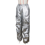 Casual Solid Color Pleated Pants ZSD-0628